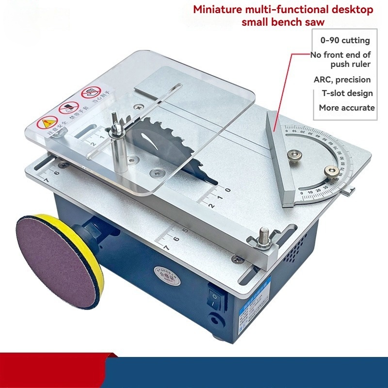 Mini 120W Bench Saw Adjustable - Mini Table Saw For Woodworking ulasan dan harga