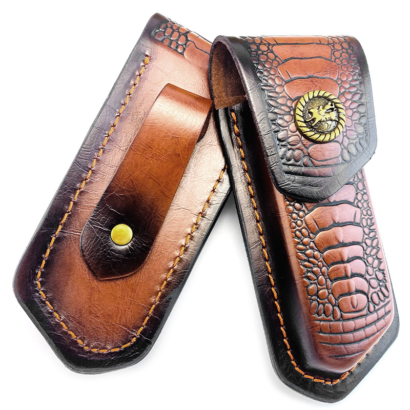 Folding Cowhide Knife Cover Un - Hand Tools ulasan dan harga