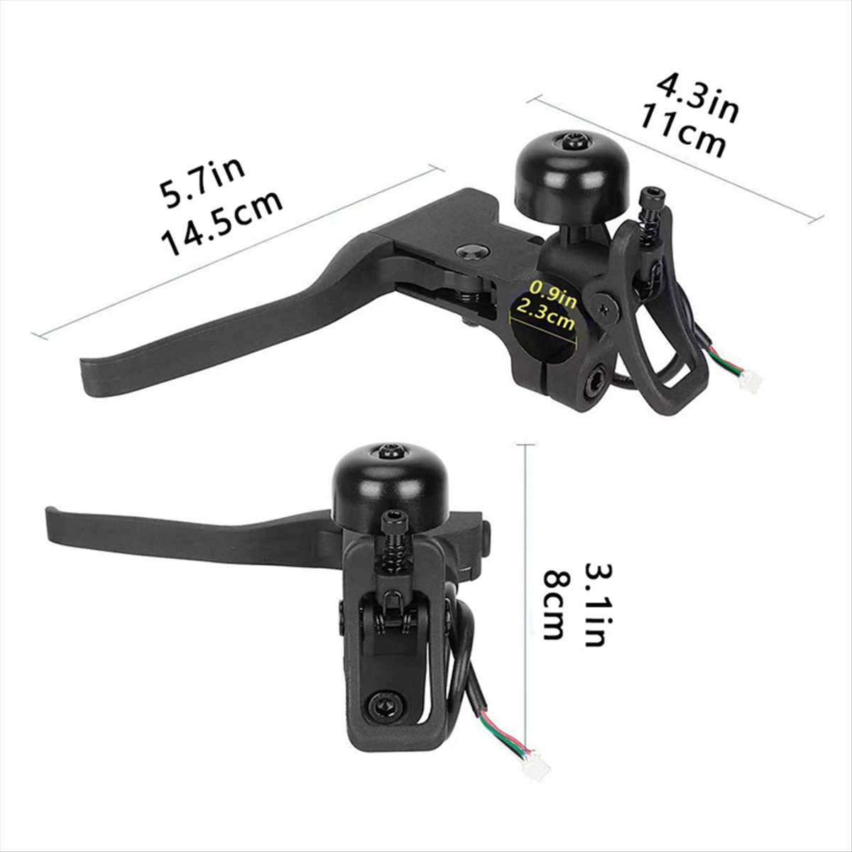 Electric Scooter Handbrake wit - Electrical ulasan dan harga
