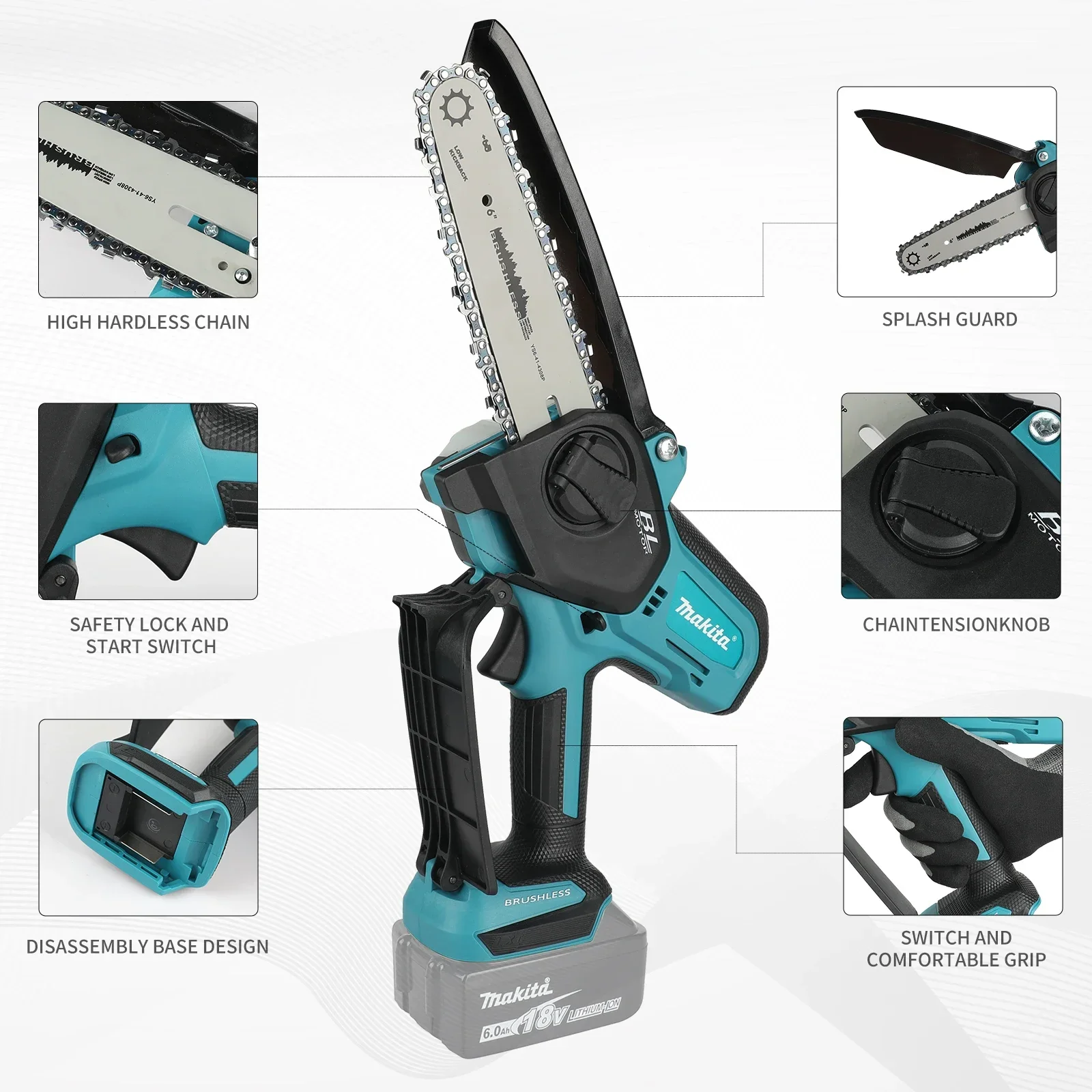 Makita UC286 6 Inch Chain Saw  - Mini Electric Chainsaw 6 Inch ulasan dan harga