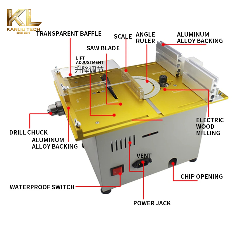 T7 Mini Table Saw Woodworking  - Mini Table Saw For Woodworking ulasan dan harga