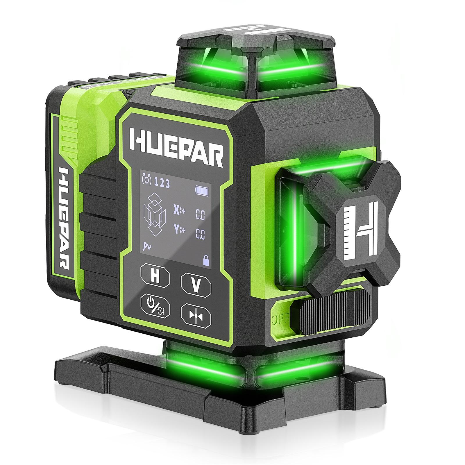 2026 Huepar W04CG Green Lasers - Laser Level 16 Lines 4D Green ulasan dan harga