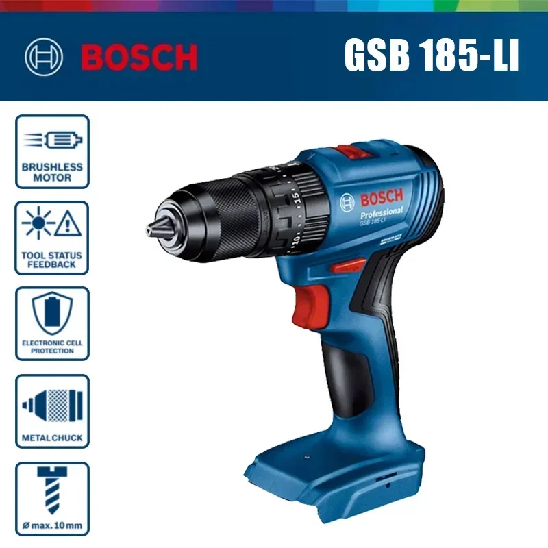 Bosch GSB 185-LI 18V Brushless - Brushless Cordless Electric Drill 18V ulasan dan harga