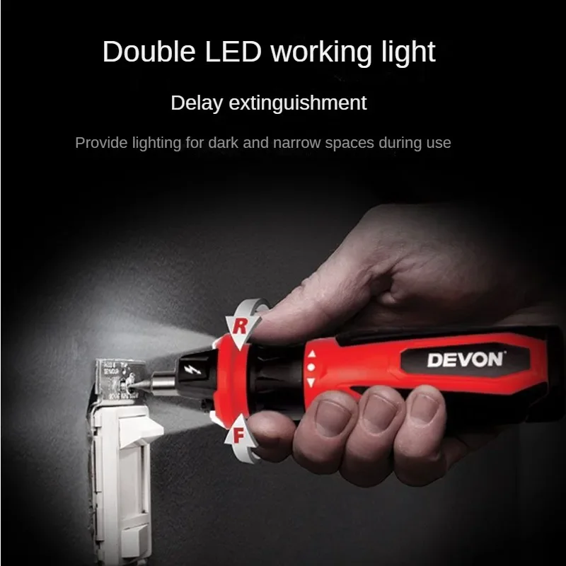DEVON 4V Mini Electrical Screw - Electric Screwdriver Rechargeable Usb ulasan dan harga