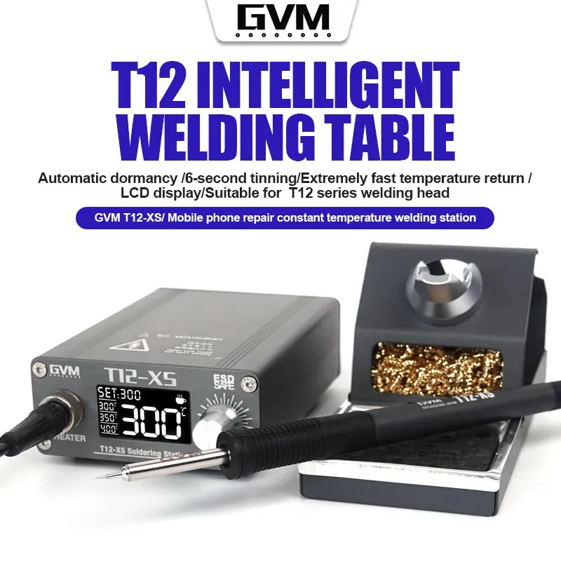 GVM T12-XS Smart LED Digital D - Digital Soldering Station T12 ulasan dan harga