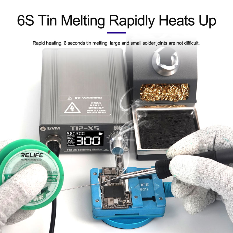 GVM T12-XS Digital Display Adj - Digital Soldering Station T12 ulasan dan harga